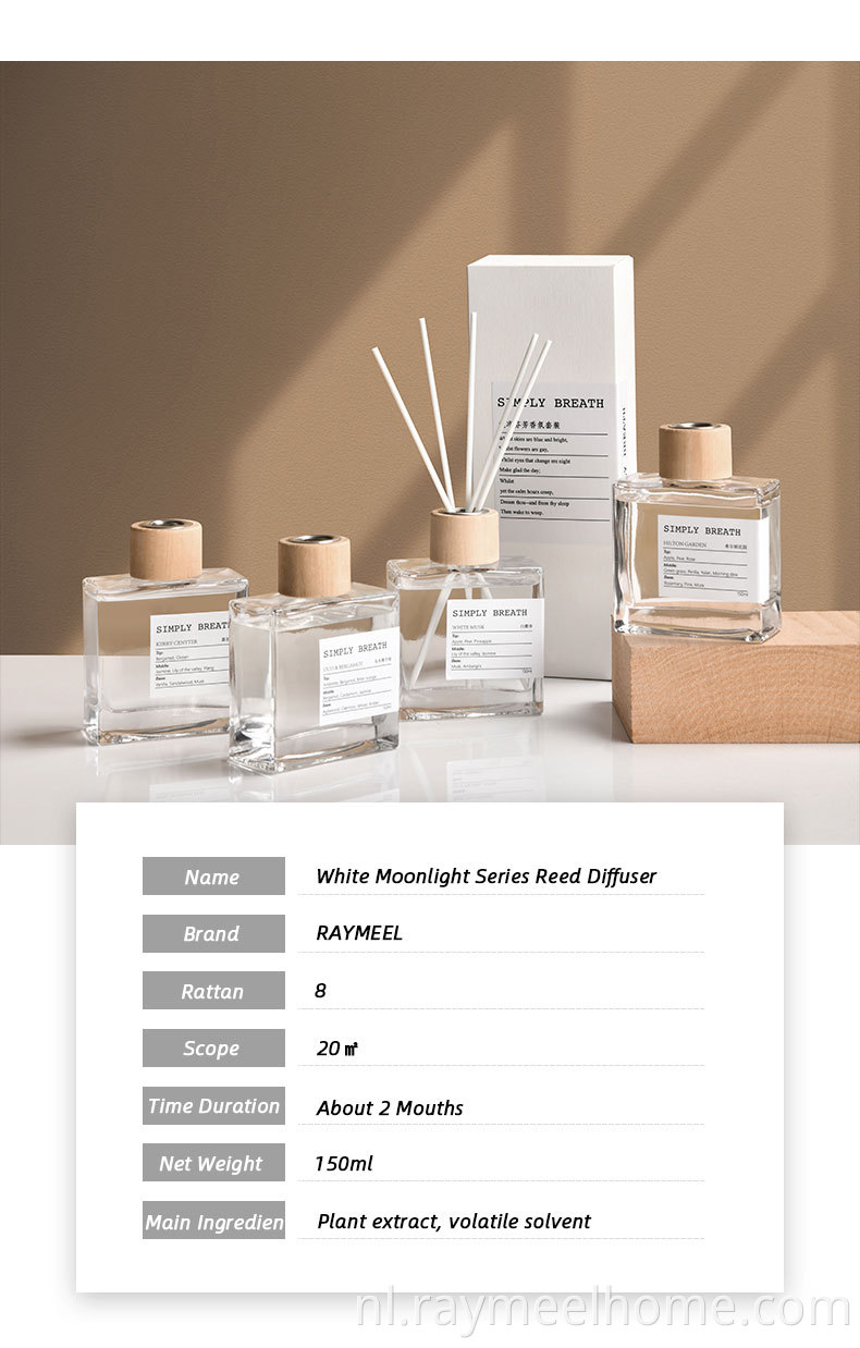 Nieuwe aankomst nieuwste ontwerpgroothandel 150 ml riet diffuser